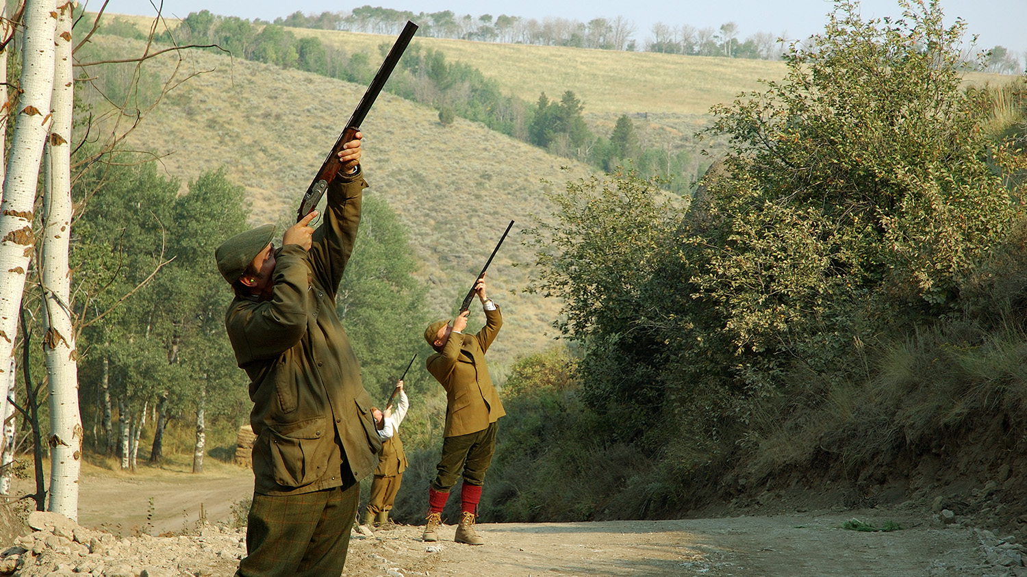 Three Men Driven Shooting at Lazy Triple Creek Luxury Hunting and Fishing Resort